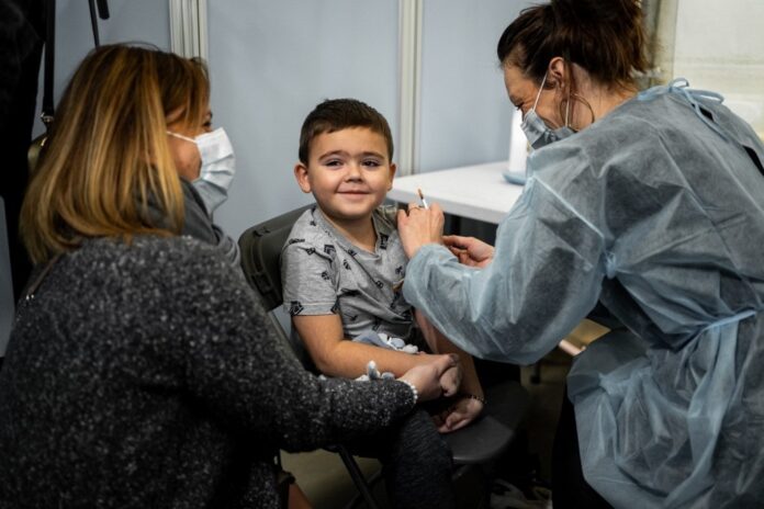 FRANCE - LAUNCH OF VACCINATION FOR CHILDREN AGED 5 TO 11