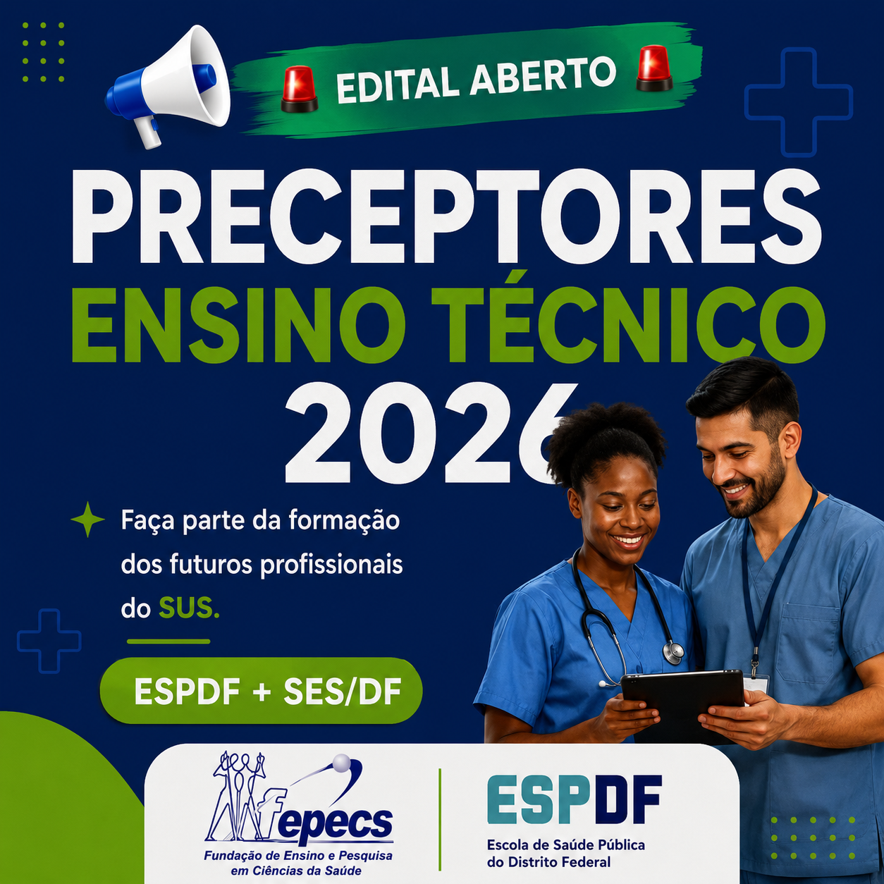 Edital de preceptores de TSB é divulgado