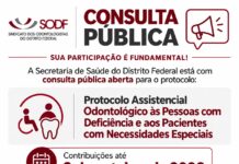 Consulta Pública – Protocolo Assistencial Odontológico às PcD e aos PNE